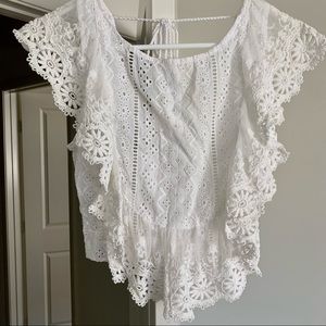 FREE PEOPLE Lace Top